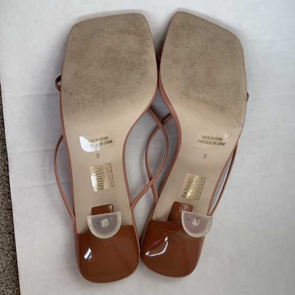 Jeffrey Campbell Nude Strappy Sandals Size 9 - Picture 5 of 15